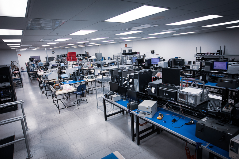Inside a clean room at Intricon, a global leader in micromedical technology and joint development manufacturer