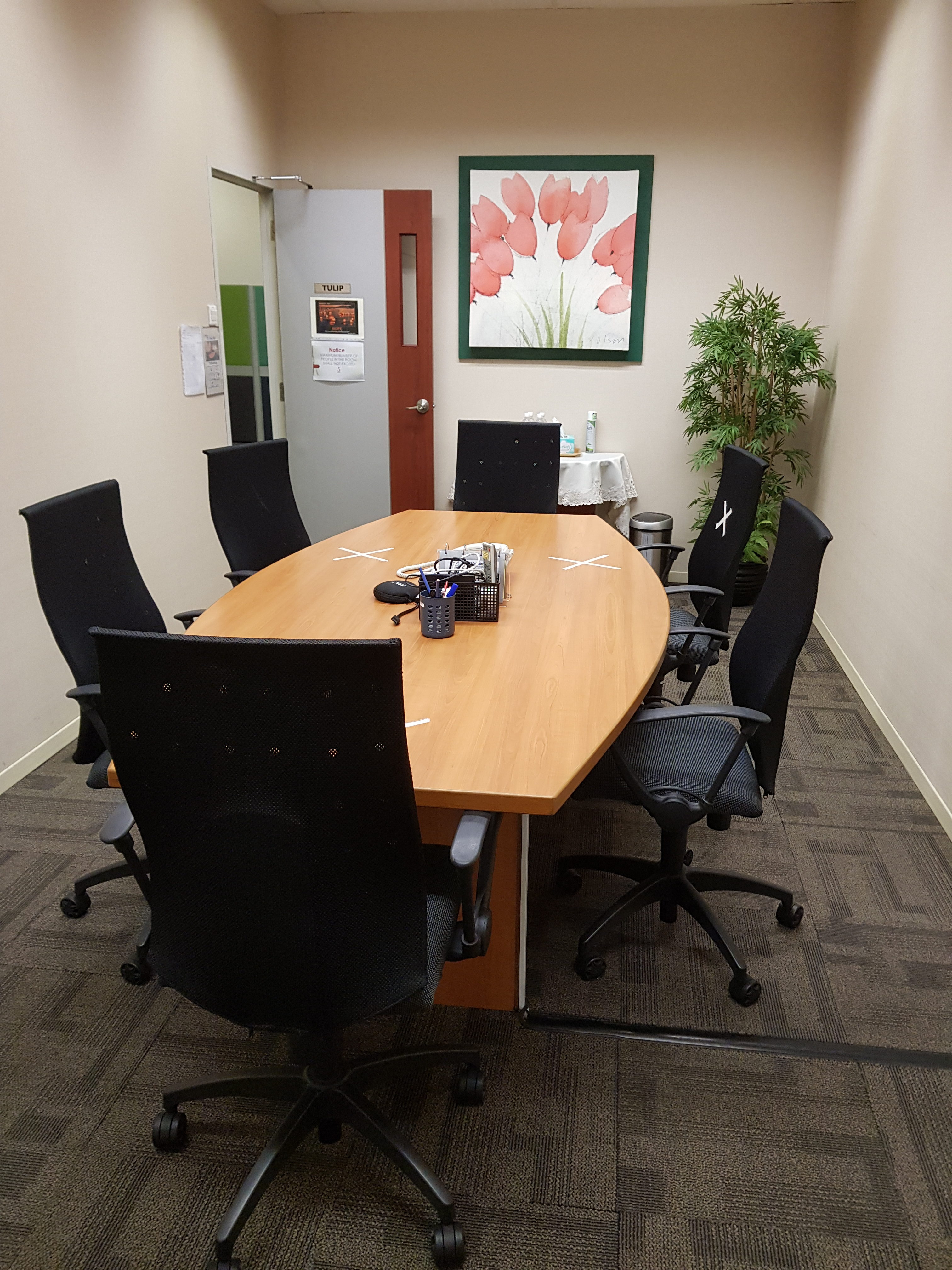 A conference room at Intricon, a global leader in micromedical technology and joint development manufacturer