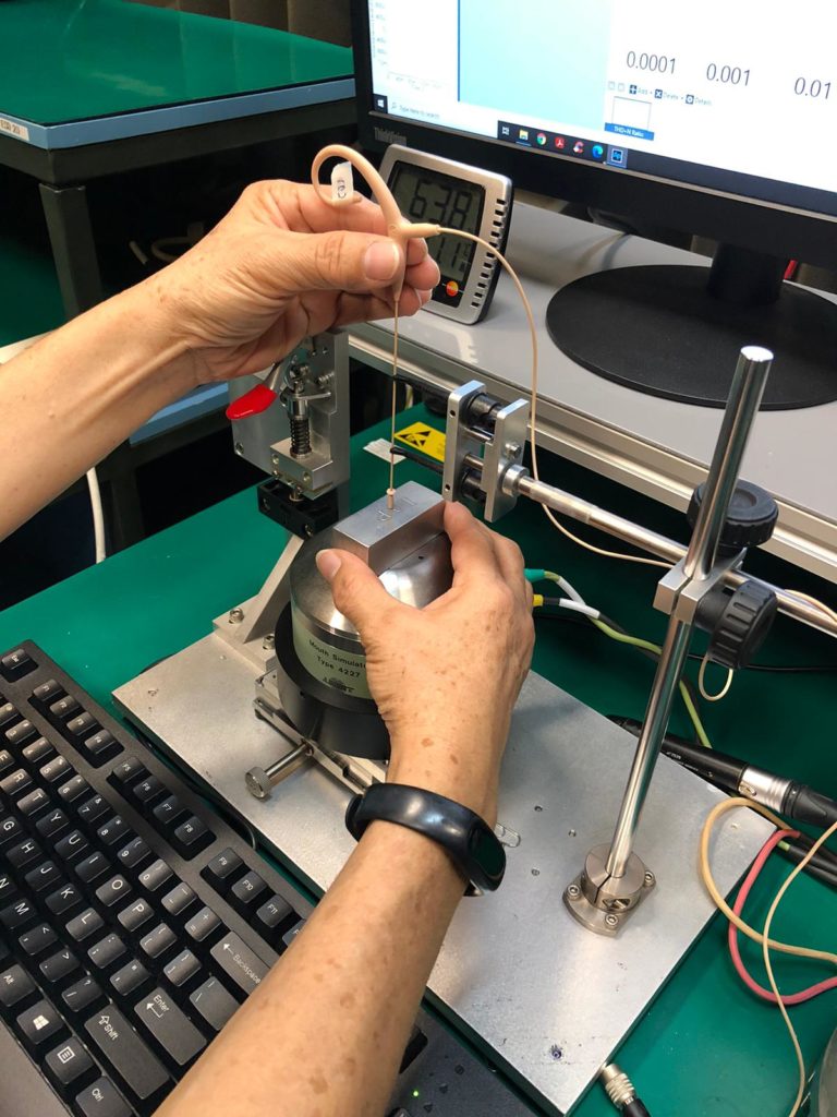 An R&D station at Intricon, a global leader in micromedical technology and joint development manufacturer