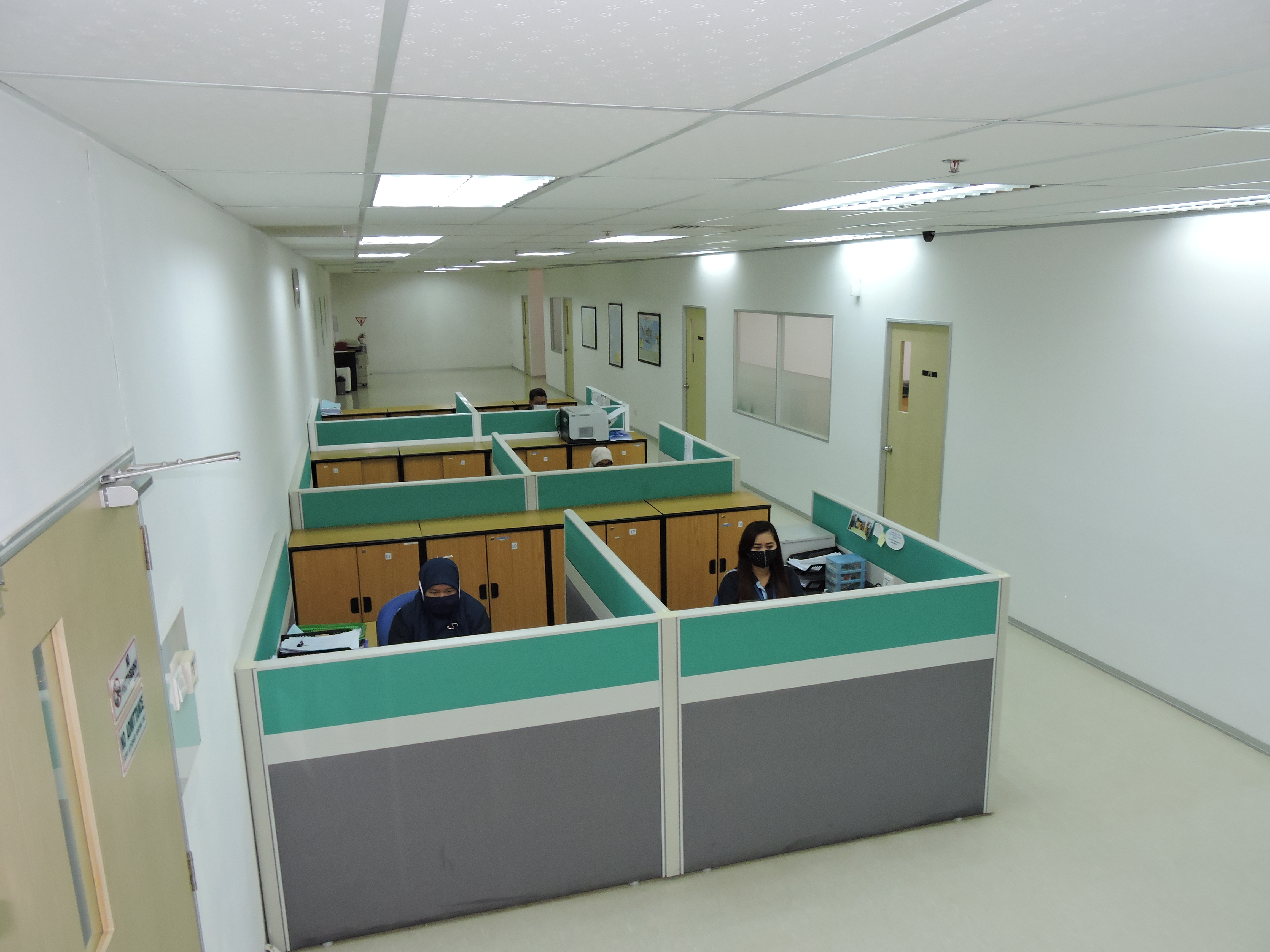 Office space at Intricon, a global leader in micromedical technology and joint development manufacturer