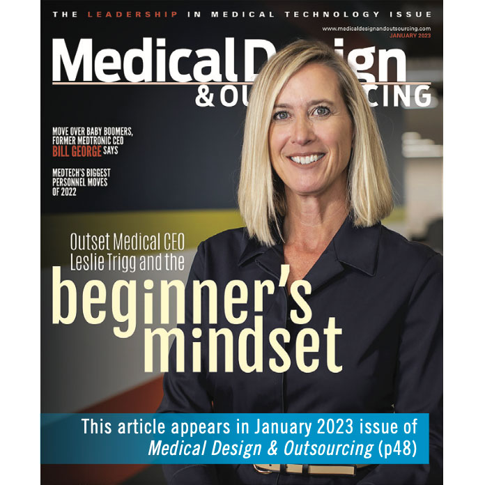 Jan 2023 issue of Medical Design & Outsourcing